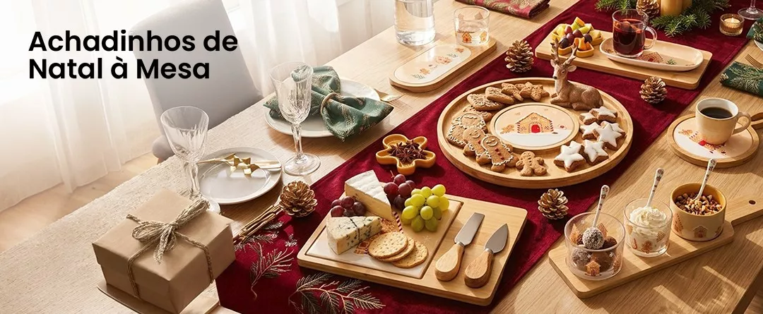 Achadinhos de Natal à Mesa